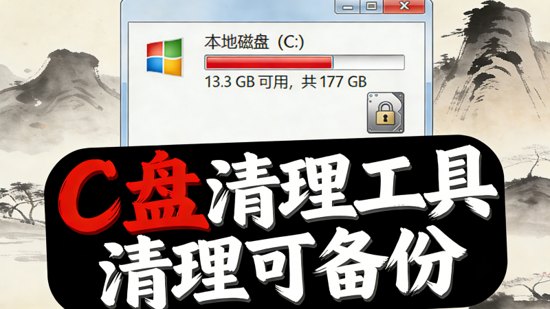 C盘清理工具，C 盘爆红清理法！5 分钟腾出 50G，小白也能一键搞定！热门资源站 | 免费共享网盘资源平台优资源站
