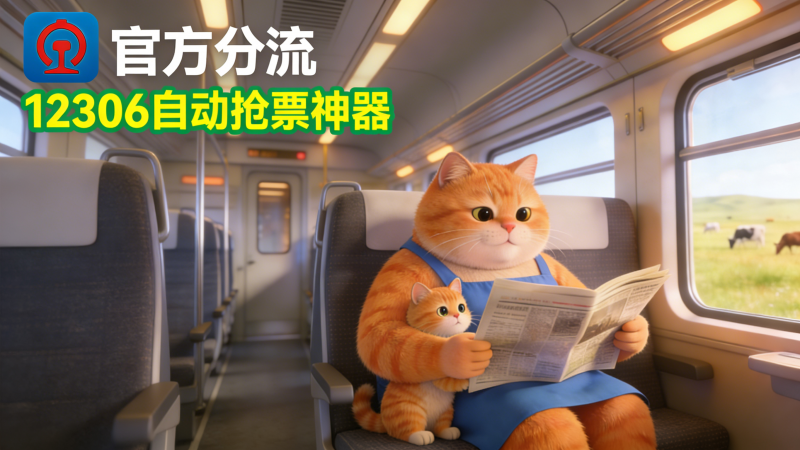 春运出行必备｜官方分流抢票软件，自动捡漏 + 智能候补热门资源站 | 免费共享网盘资源平台优资源站