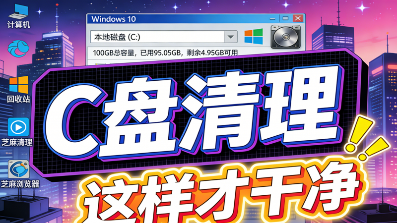 C 盘清理工具｜一键迁移 + 目录链接，小白也能彻底救满盘 C 盘热门资源站 | 免费共享网盘资源平台优资源站