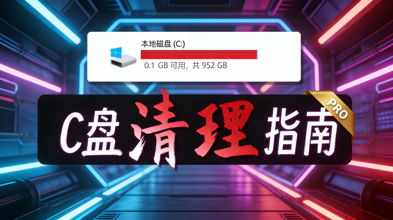 C盘清理｜Windows 系统清理教程，8 大类清理选项全覆盖热门资源站 | 免费共享网盘资源平台优资源站