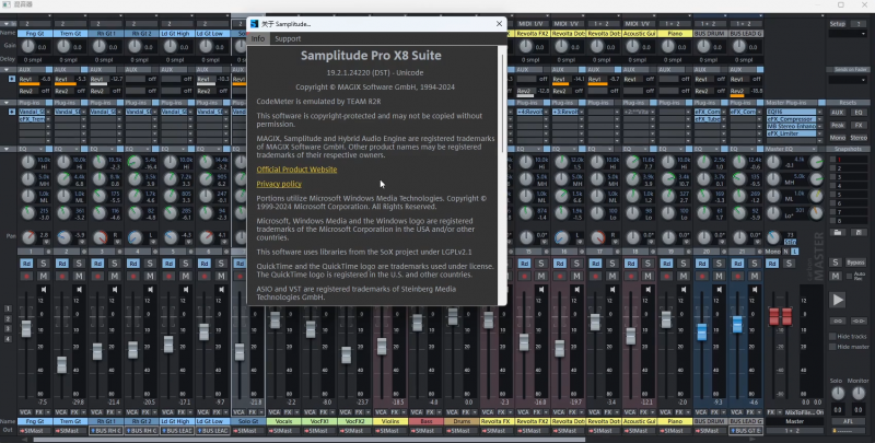 专业级音频工作站 MAGIX Samplitude Pro X8中文版,一键安装热门资源站 | 免费共享网盘资源平台优资源站